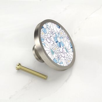Girls Bedroom Cabinet Knobs Liberty Style Floral For Cupboard Doors And Drawers, 8 of 9