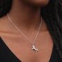 Personalised Sterling Silver And Gold Unicorn Pendant Necklace, thumbnail 3 of 10