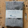 Striped Dark Blue/Natural Linen Bread Bag, thumbnail 4 of 4