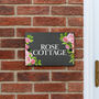 Roses Slate House Number Or Name Sign, thumbnail 4 of 5