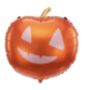 Spooky Pumpkin Shaped Foil Halloween Balloon, thumbnail 1 of 3