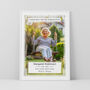 Gone But Never Forgotten Photo Print Personalised Memorial Gift, thumbnail 4 of 5