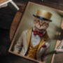 Vintage Pet Portrait From Your Photo, thumbnail 5 of 6