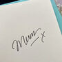 'Mum' Mothers Day Letterpress Card, thumbnail 2 of 3