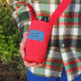 Water Bottle Carrier From Recycled Royal Mail Postbags, thumbnail 3 of 7