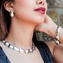 Chunky Sterling Silver Teardrop Bracelet, thumbnail 5 of 9