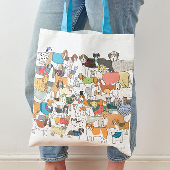 Pack Of Proud Pooches Bag In Cotton Canvas, 2 of 4