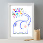 New Baby Gift Baby Shower Nursery Print, thumbnail 1 of 3