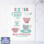 Personalised Tea Print 60th Birthday Present, thumbnail 1 of 4