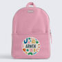 Personalised Abstract Design Kids Everyday Backpack, thumbnail 7 of 9