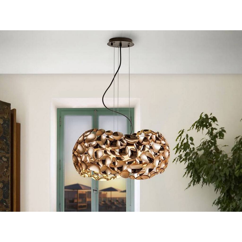 Five Light Ceiling Pendant Gold, Brown, G9, 1 of 2