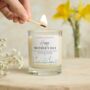 Mother's Day Personalised Floral Candle Gift Set, thumbnail 2 of 8