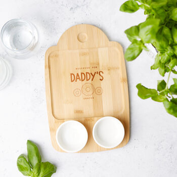 Personalised Dads Snack Board, Grandad, Gifts For Him, 5 of 6