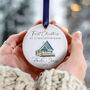 First Christmas In New Family Home Personalised Bauble, thumbnail 6 of 12