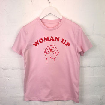 Woman Up! Feminist Slogan T Shirt, 2 of 2