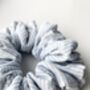 Hannah Scrunchie Blue And White, thumbnail 4 of 5