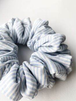 Hannah Scrunchie Blue And White, 4 of 5