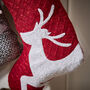 Personalised Chunky Knitted Christmas Stockings, thumbnail 6 of 7