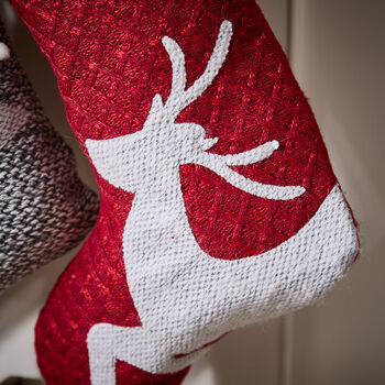 Personalised Chunky Knitted Christmas Stockings, 6 of 7