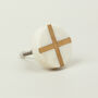 G Decor Estella Marble With Brass Round Pull Knobs, thumbnail 6 of 7
