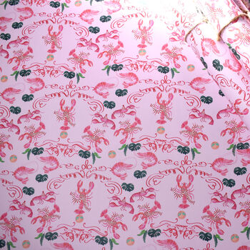 Lobster Festive Wrapping Paper, 3 of 4