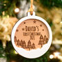 Baby's First Christmas Personalised Wooden Decoration, thumbnail 9 of 12