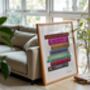 Manchester Book Stack Art Print, thumbnail 6 of 6