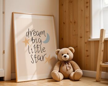 Dream Big Little Star Art Print, 2 of 8