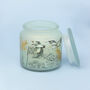 G Decor Crane Fresh Cotton Frosted Glass Big Jar Candle, thumbnail 3 of 3