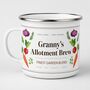 Personalised Allotment Brew Enamel Mug, thumbnail 6 of 7