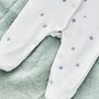 Personalised Our 1st Father's Day Blue Star Sleepsuit, thumbnail 3 of 3