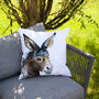 Inky Donkey Outdoor Cushion For Garden Furniture, thumbnail 3 of 8