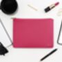 Personalised Leather Pouch Clutch Bag, thumbnail 8 of 12