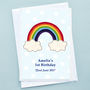 'Rainbow' Personalised Girls Birthday Card, thumbnail 2 of 4