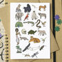 The Jungle Book Alphabet Card, thumbnail 1 of 3
