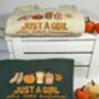 Just A Girl Who Loves Autumn Embroidered Sweatshirt, thumbnail 4 of 6