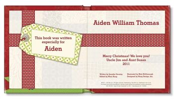 Baby's First Christmas' Personalised Children's Book, 2 of 11