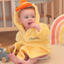 Personalised Baby Chick Dressing Gown Gift For Children, thumbnail 3 of 10