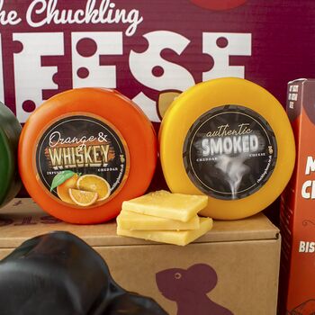 Waxed Cheese Truckle, Chutney And Biscuits Hamper, 3 of 9