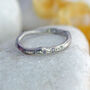Silver And Diamond Eternity Ring, thumbnail 1 of 4