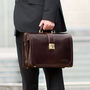 Luxury Lawyers Leather Briefcase. 'The Basilio', thumbnail 9 of 12