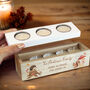 Personalised Autumn Triple Tea Light Box, thumbnail 1 of 4