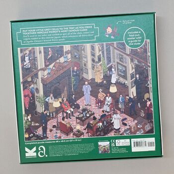 The World Of Hercule Poirot 1000 Piece Jigsaw Puzzle, 3 of 3