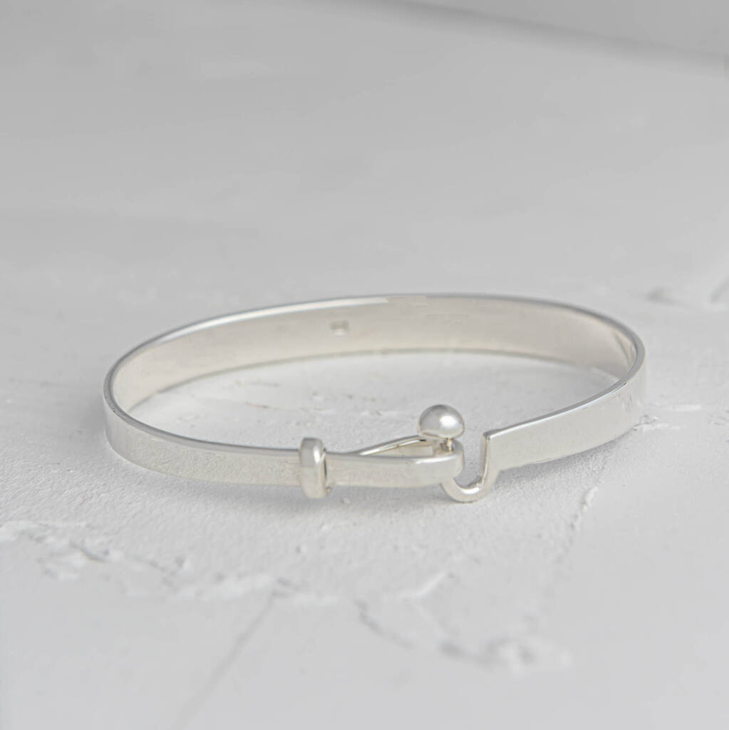 Personalised Silver Bangle Bracelets For Women