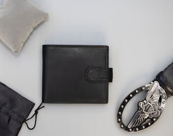 Personalised Wallet With Coin Pocket Rfid Men's Gift, 4 of 10