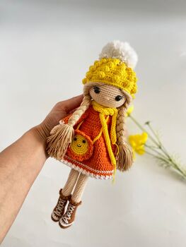 Handmade Crochet Doll For Babies And Kids, 3 of 11