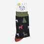 Men's Bamboo Socks Stag Reindeer Christmas Tree, thumbnail 5 of 5