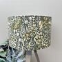 Kelmscott Moss Green Floral Drum Lampshade, thumbnail 5 of 8