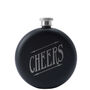 Dapper Chap 'Down The Hatch' Black 6oz Hip Flask | Gift Boxed, thumbnail 2 of 5