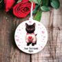 Personalised Black Cat Love Decoration, thumbnail 2 of 2